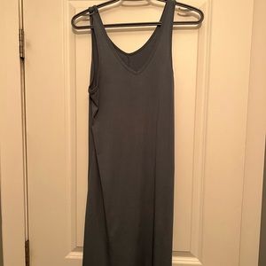 Navy maxi dress